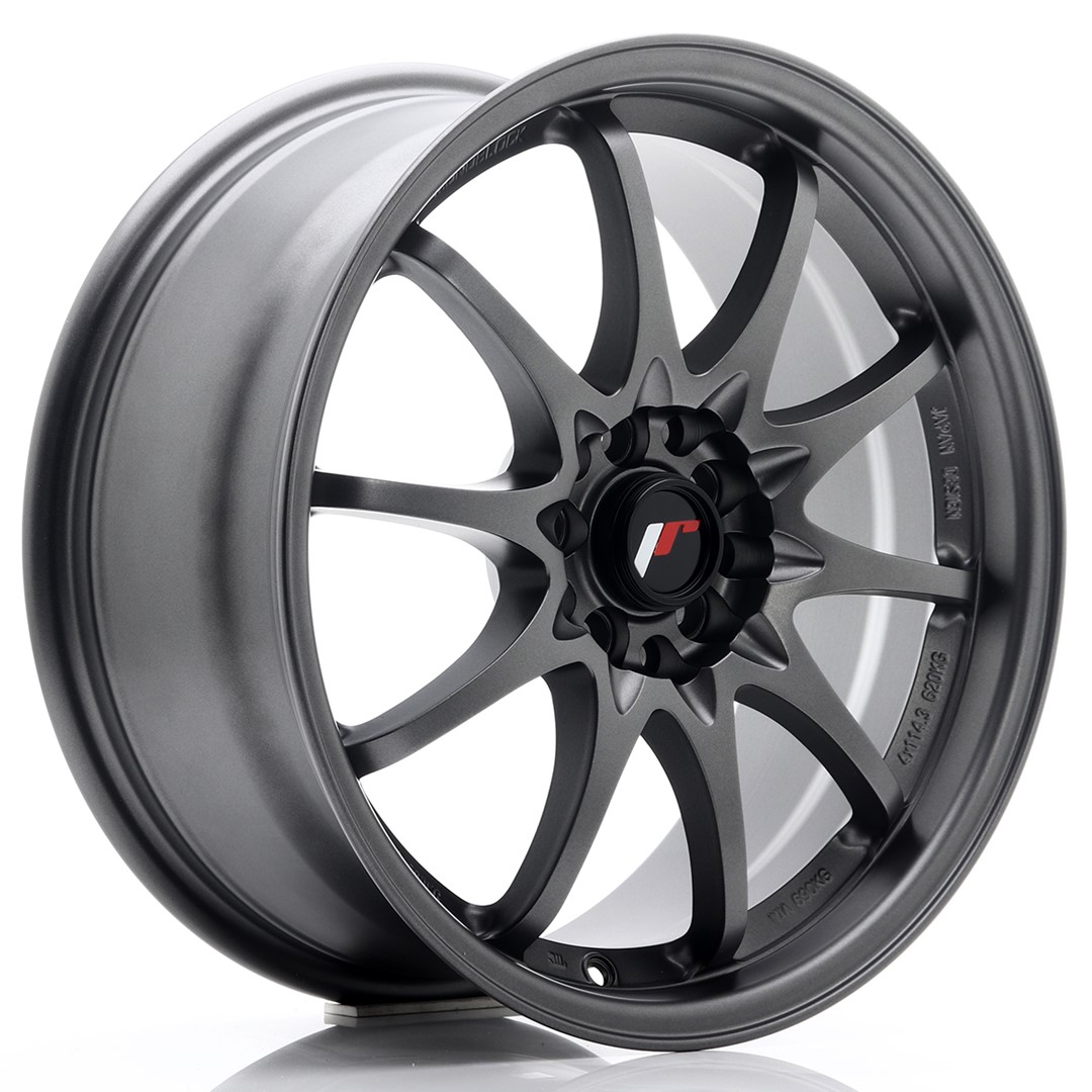 Japan Racing JR5 -vanteet – 17×7,5 – 5×100/5×114,3 – ET35 – Gun metal Japan Racing JR5 -vanteet - 17x7,5 - 5x100/5x114,3 - ET35 - Gun metal