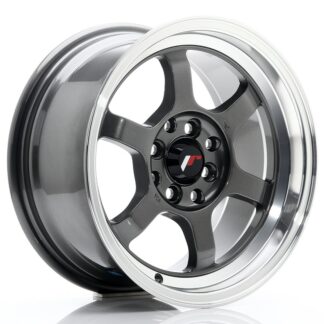 Japan Racing JR12 -vanteet – 15×7,5 – 4×100/4×108 – ET26 – Gun metal Japan Racing JR12 -vanteet - 15x7,5 - 4x100/4x108 - ET26 - Gun metal