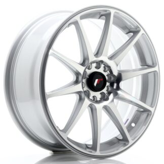 Japan Racing JR11 -vanteet – 18×7,5 – 5×112/5×114,3 – ET40 – Silver Japan Racing JR11 -vanteet - 18x7,5 - 5x112/5x114,3 - ET40 - Silver