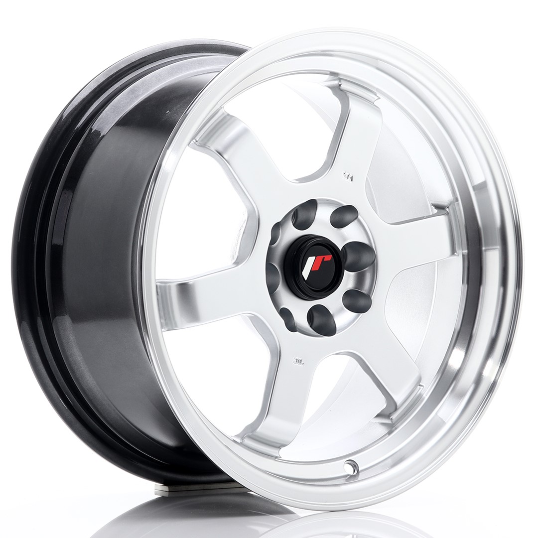 Japan Racing JR12 -vanteet – 16×8 – 4×100/4×108 – ET33 – Silver Japan Racing JR12 -vanteet - 16x8 - 4x100/4x108 - ET33 - Silver