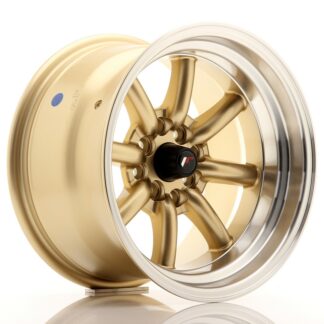 Japan Racing JR19 -vanteet - 15x9 - 4x100/4x114,3 - ET-13 - Gold