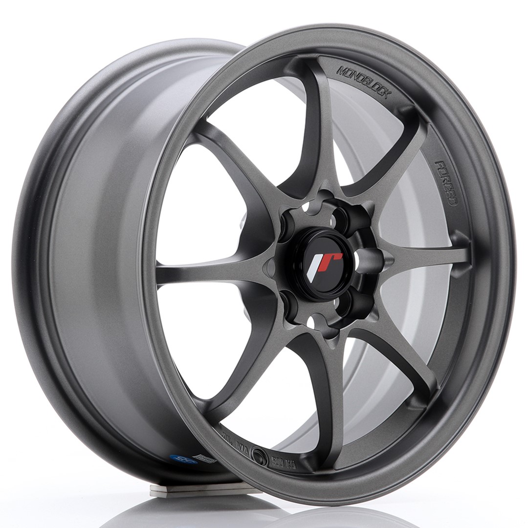 Japan Racing JR5 -vanteet – 15×7 – 4×100 – ET35 – Gun metal Japan Racing JR5 -vanteet - 15x7 - 4x100 - ET35 - Gun metal