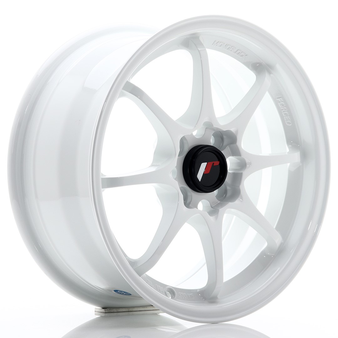 Japan Racing JR5 -vanteet – 15×7 – 4×100 – ET35 – White Japan Racing JR5 -vanteet - 15x7 - 4x100 - ET35 - White
