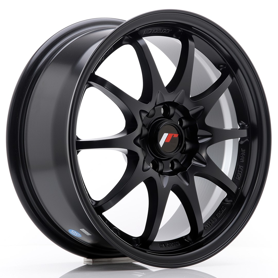 Japan Racing JR5 -vanteet – 16×7 – 4×100/4×108 – ET30 – Black Japan Racing JR5 -vanteet - 16x7 - 4x100/4x108 - ET30 - Black