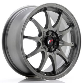 Japan Racing JR5 -vanteet - 16x7 - 4x100/4x108 - ET30 - Gun metal