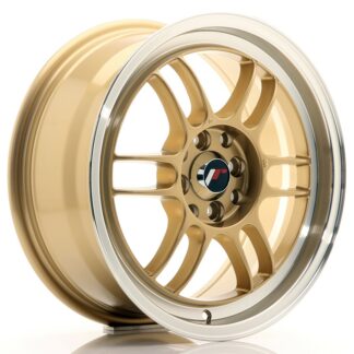 Japan Racing JR7 -vanteet – 16×7 – 4×100/4×114,3 – ET38 – Gold Japan Racing JR7 -vanteet - 16x7 - 4x100/4x114,3 - ET38 - Gold