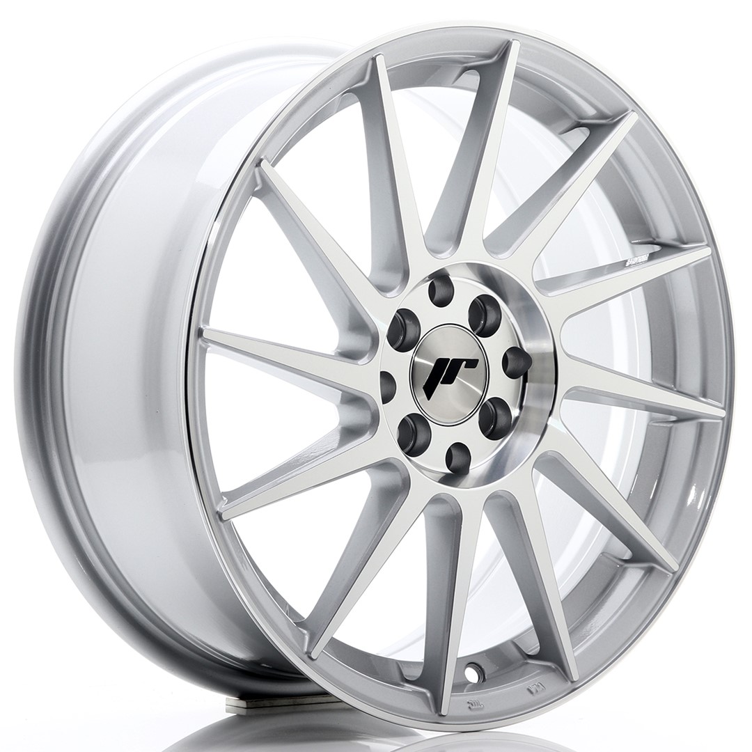 Japan Racing JR22 -vanteet – 17″x7″ – 4×100/4×108 – ET25 – Silver Japan Racing JR22 -vanteet - 17"x7" - 4x100/4x108 - ET25 - Silver