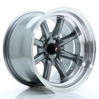 Japan Racing JR19 -vanteet - 15x9 - 4x100 - ET-13 - Gun metal