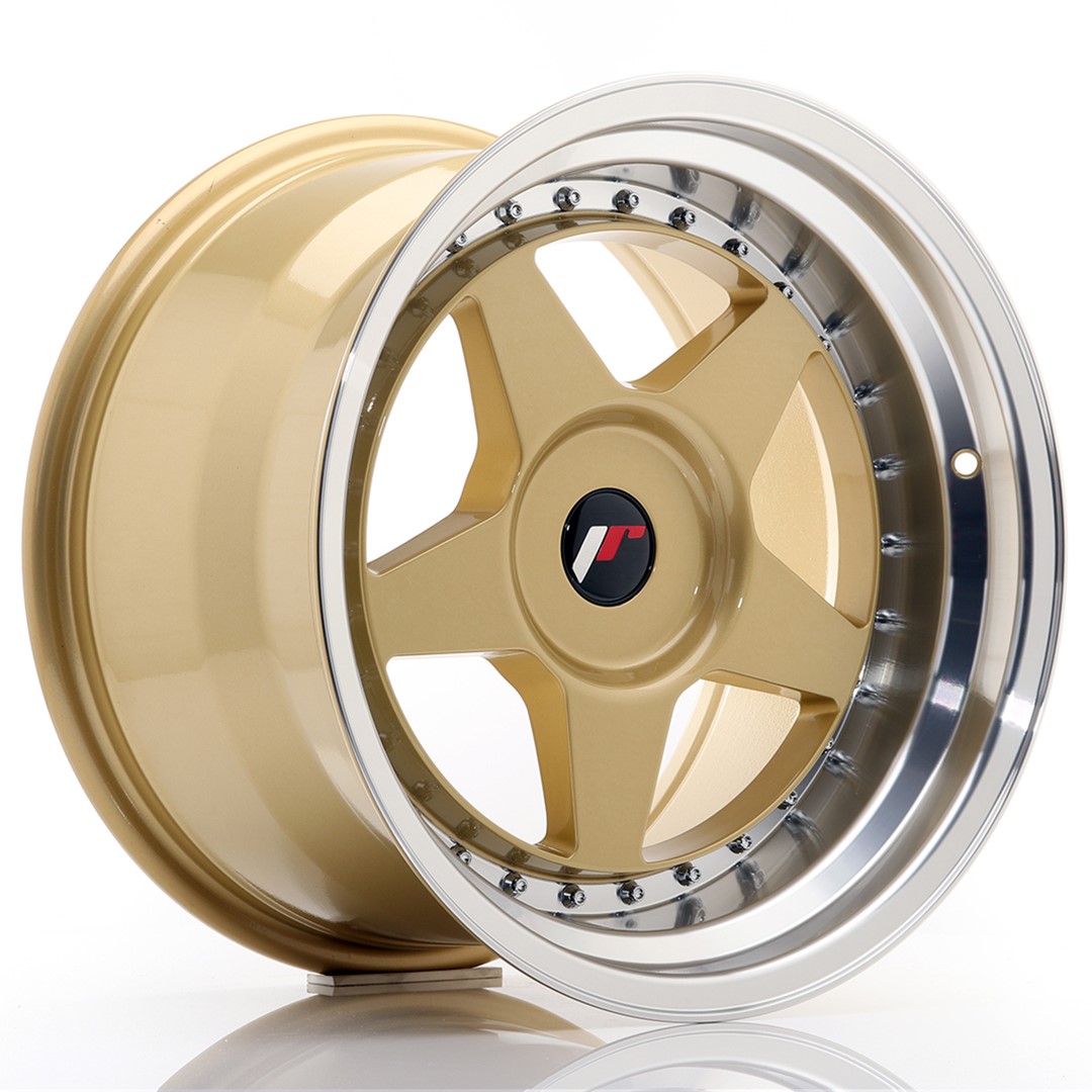 Japan Racing JR6 -vanteet – 17×10 – Custom – Gold Japan Racing JR6 -vanteet - 17x10 - Custom - Gold