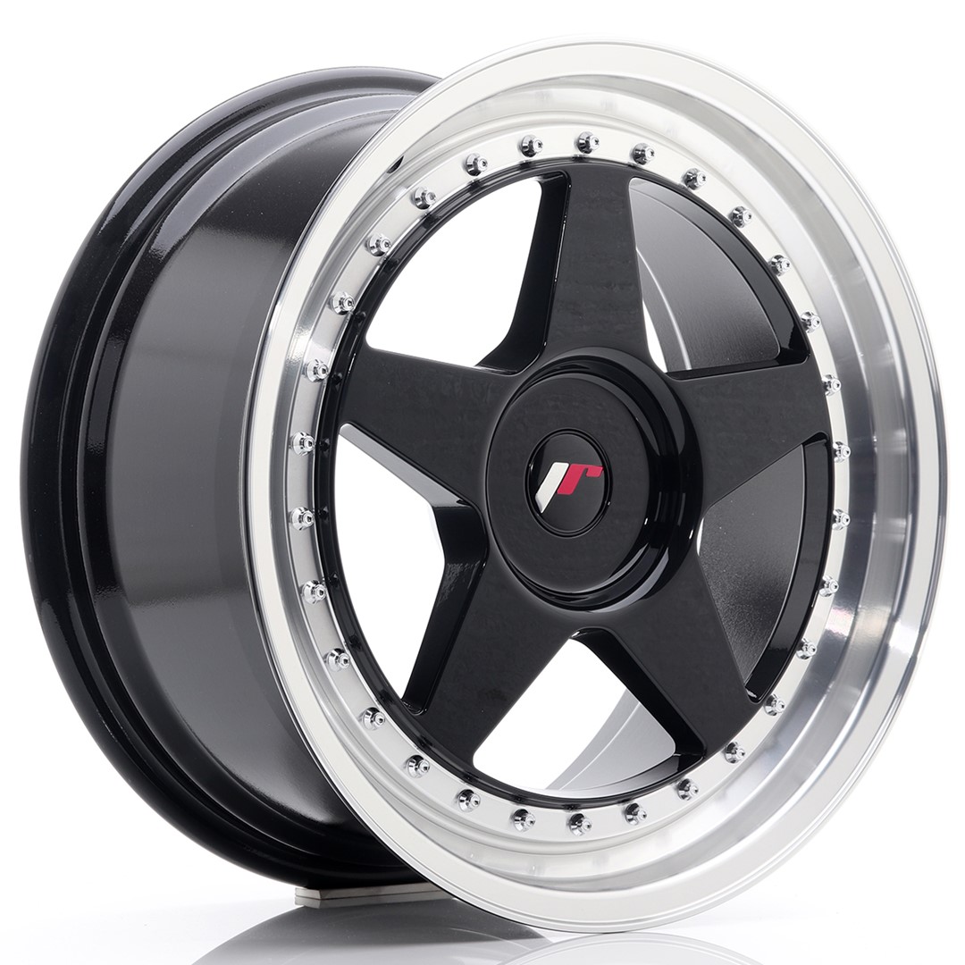 Japan Racing JR6 -vanteet – 18×8,5 – Custom – Black Japan Racing JR6 -vanteet - 18x8,5 - Custom - Black
