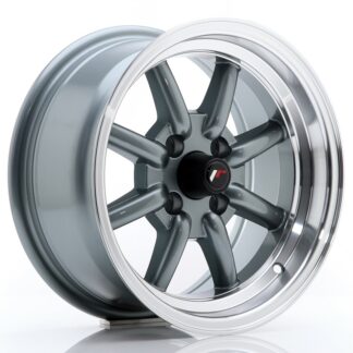 Japan Racing JR19 -vanteet - 14x7 - 4x100 - ET0 - Gun metal