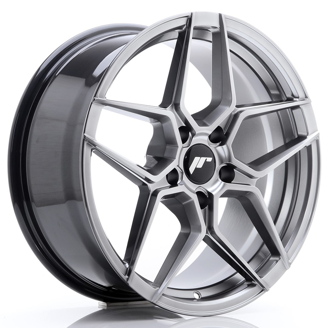 Japan Racing JR34 -vanteet – 18×8 – 5×114,3 – ET42 – Hyper Black Japan Racing JR34 -vanteet - 18x8 - 5x114,3 - ET42 - Hyper Black