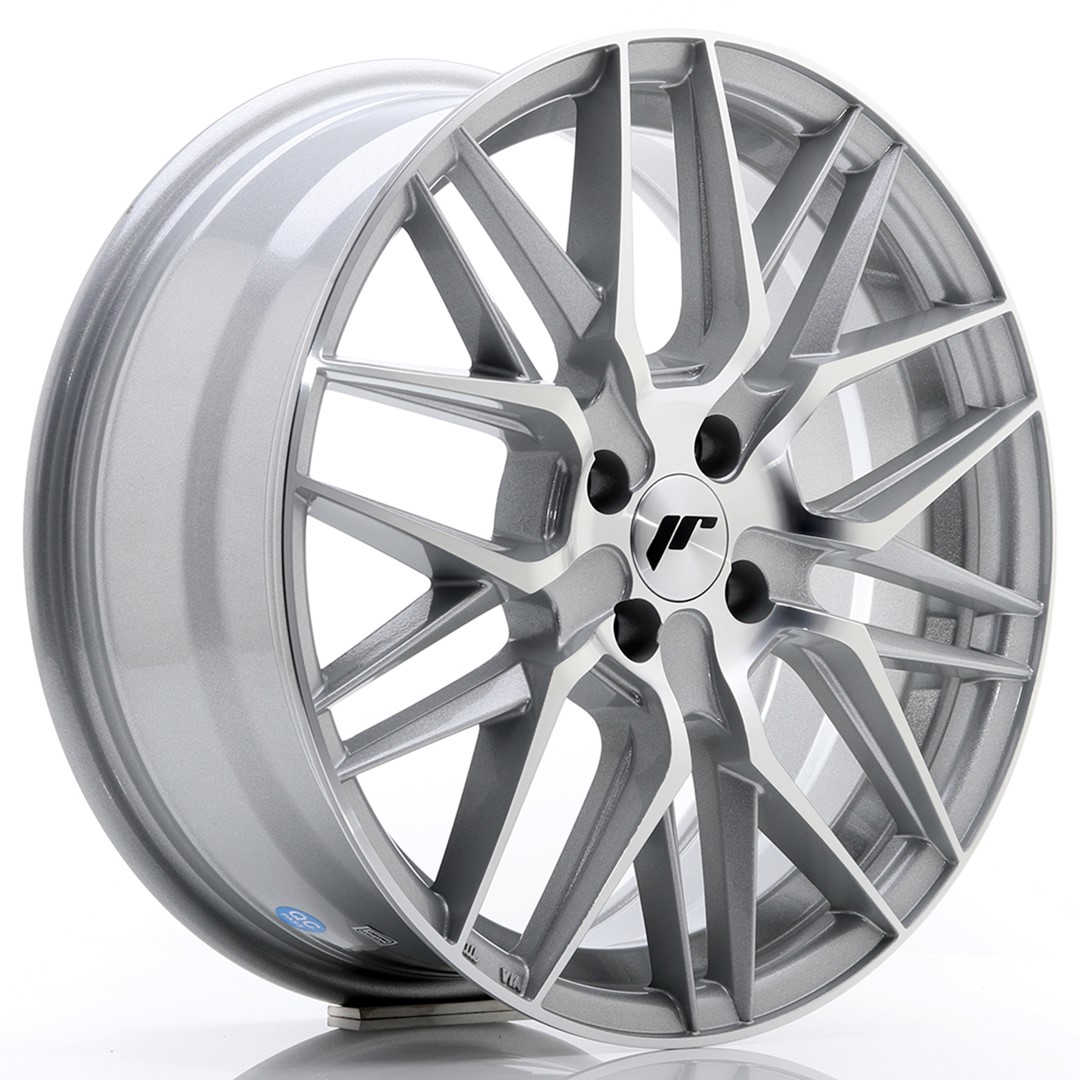 Japan Racing JR28 -vanteet – 17×7 – 4×108 – ET35 – Silver Japan Racing JR28 -vanteet - 17x7 - 4x108 - ET35 - Silver