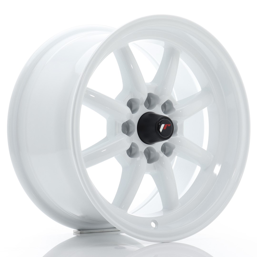Japan Racing JR19 -vanteet – 15×8 – 4×100/4×114,3 – ET20 – White Japan Racing JR19 -vanteet - 15x8 - 4x100/4x114,3 - ET20 - White