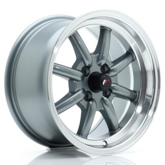 Japan Racing JR19 -vanteet - 15x8 - 4x100 - ET20 - Gun metal