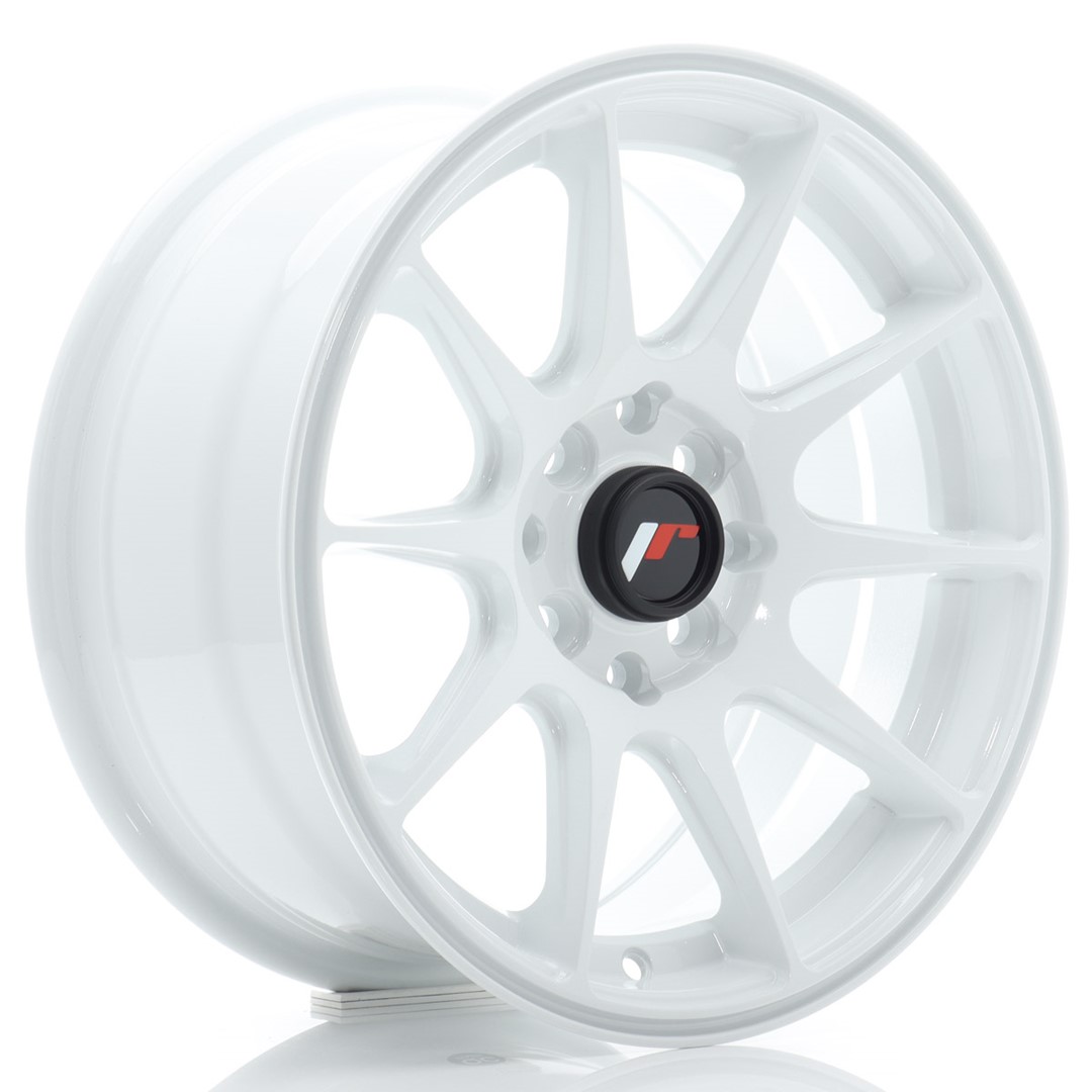 Japan Racing JR11 -vanteet – 15×7 – 4×100/4×114,3 – ET30 – White Japan Racing JR11 -vanteet - 15x7 - 4x100/4x114,3 - ET30 - White