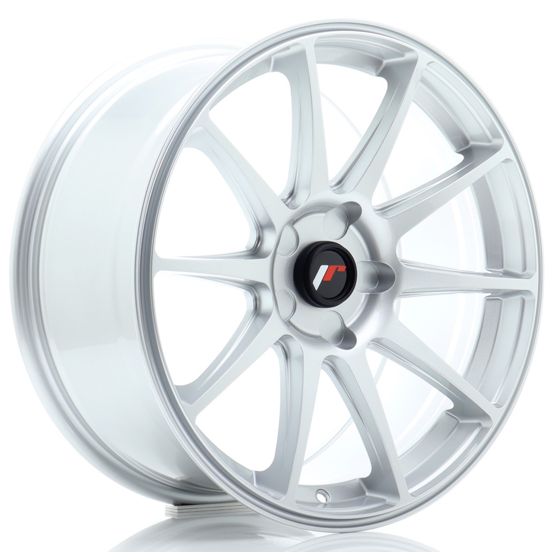Japan Racing JR11 -vanteet – 18×8,5 – Custom – Silver Japan Racing JR11 -vanteet - 18x8,5 - Custom - Silver