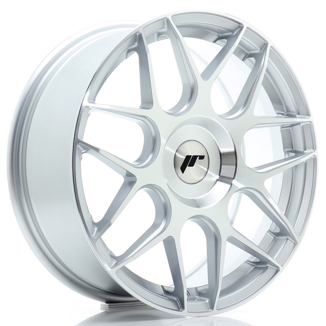 Japan Racing JR18 -vanteet – 17×7 – Custom – Silver Japan Racing JR18 -vanteet - 17x7 - Custom - Silver
