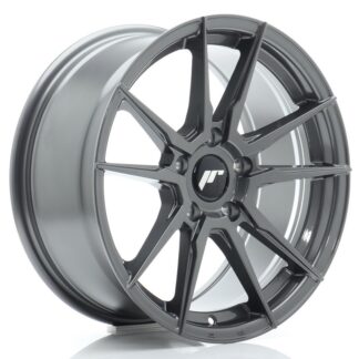 Japan Racing JR21 -vanteet - 17x8 - 5x120 - ET35 - Hyper Gray