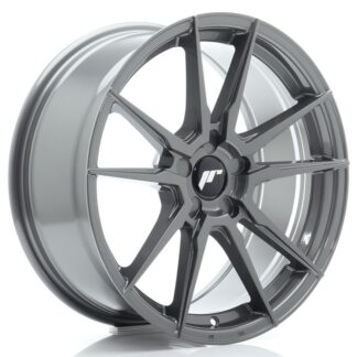 Japan Racing JR21 -vanteet - 18x8 - 5x120 - ET36 - Hyper Gray