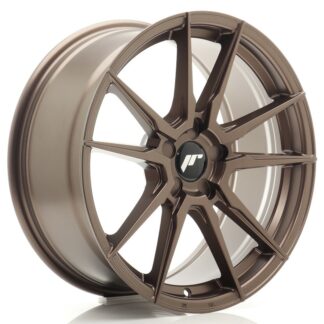 Japan Racing JR21 -vanteet – 18×8 – 5×100 – ET37 – Bronze Japan Racing JR21 -vanteet - 18x8 - 5x100 - ET37 - Bronze