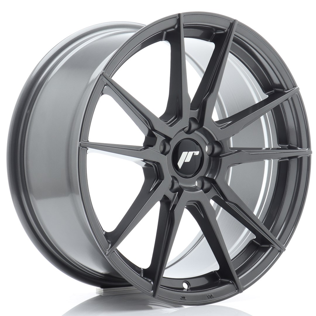 Japan Racing JR21 -vanteet – 18×8,5 – 5×112 – ET45 – Hyper Gray Japan Racing JR21 -vanteet - 18x8,5 - 5x112 - ET45 - Hyper Gray
