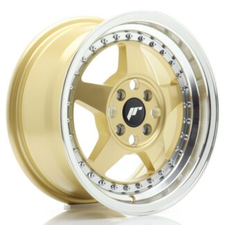 Japan Racing JR6 -vanteet – 15×7 – 4×100 – ET35 – Gold Japan Racing JR6 -vanteet - 15x7 - 4x100 - ET35 - Gold