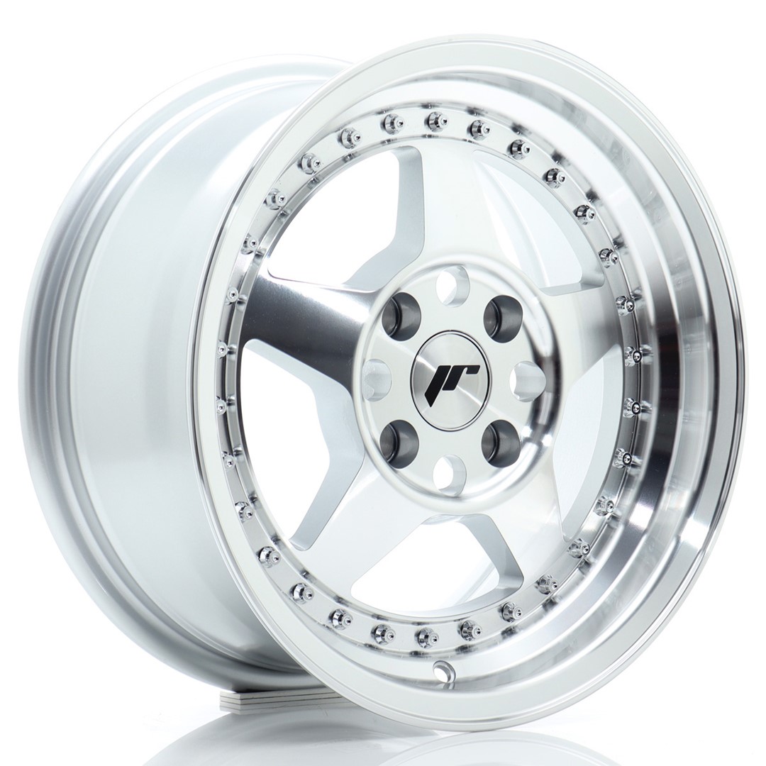Japan Racing JR6 -vanteet – 15×7 – 4×108 – ET25 – Silver Japan Racing JR6 -vanteet - 15x7 - 4x108 - ET25 - Silver
