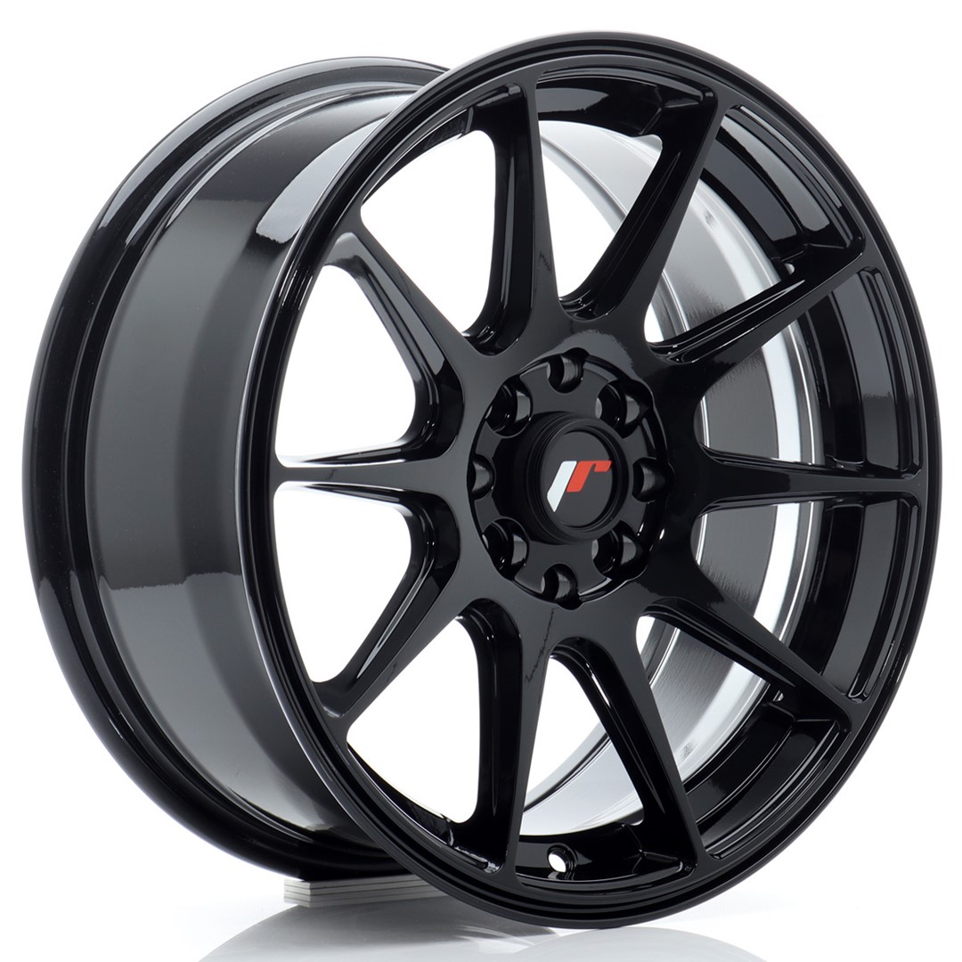 Japan Racing JR11 -vanteet – 16×7 – 4×100/4×108 – ET25 – Black Japan Racing JR11 -vanteet - 16x7 - 4x100/4x108 - ET25 - Black