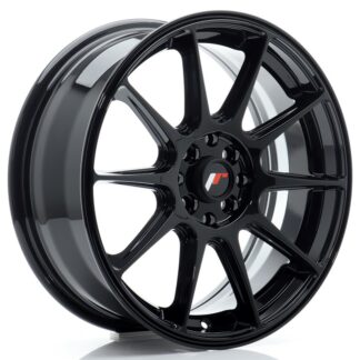 Japan Racing JR11 -vanteet - 17x7 - 4x100/4x108 - ET25 - Black