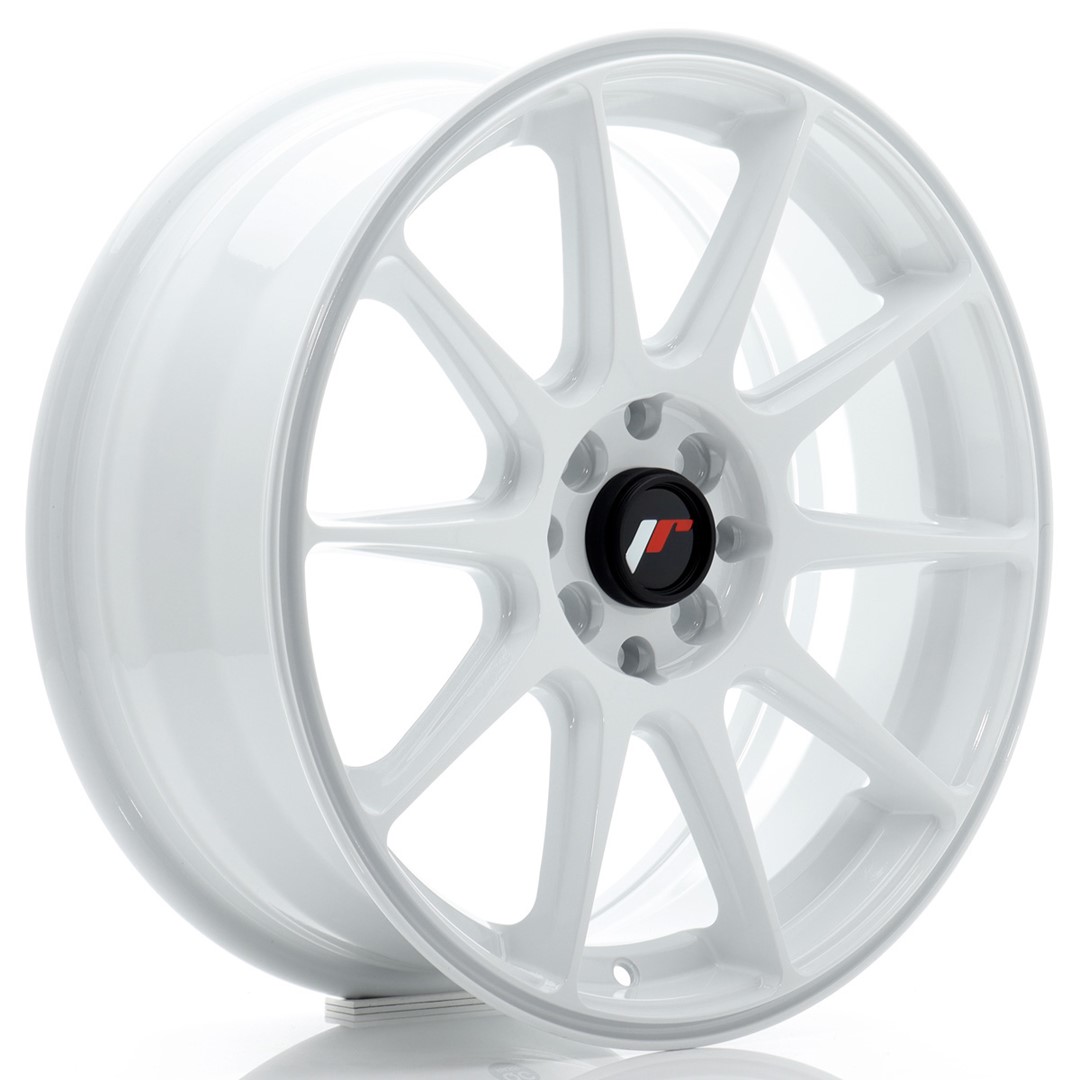 Japan Racing JR11 -vanteet – 17×7 – 4×98/4×108 – ET35 – White Japan Racing JR11 -vanteet - 17x7 - 4x98/4x108 - ET35 - White