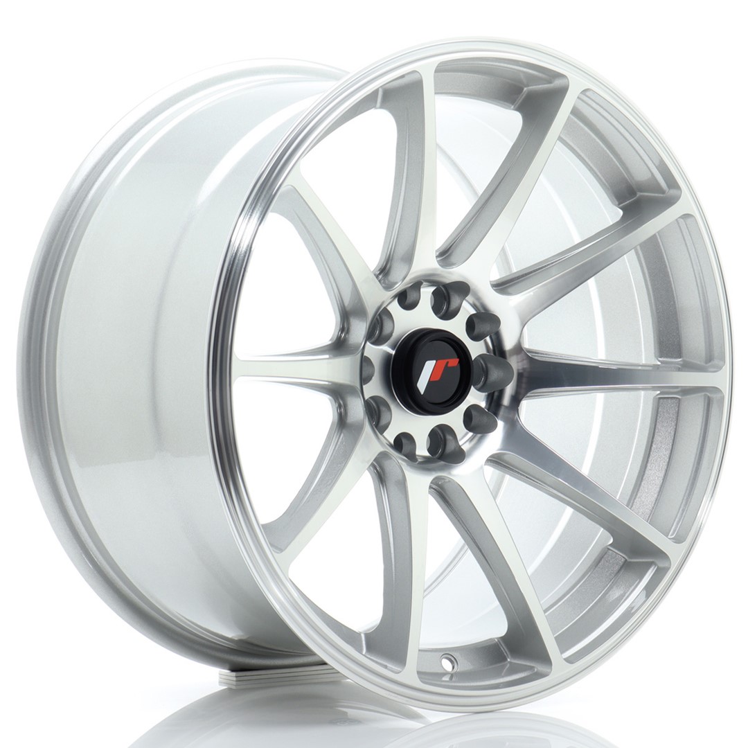 Japan Racing JR11 -vanteet – 18×9,5 – 5×114,3/5×120 – ET22 – Silver Japan Racing JR11 -vanteet - 18x9,5 - 5x114,3/5x120 - ET22 - Silver