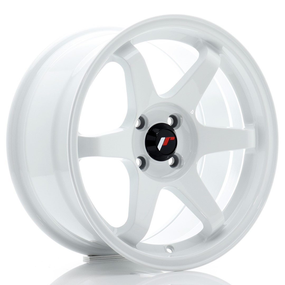 Japan Racing JR3 -vanteet – 16×8 – 4×100 – ET25 – White Japan Racing JR3 -vanteet - 16x8 - 4x100 - ET25 - White