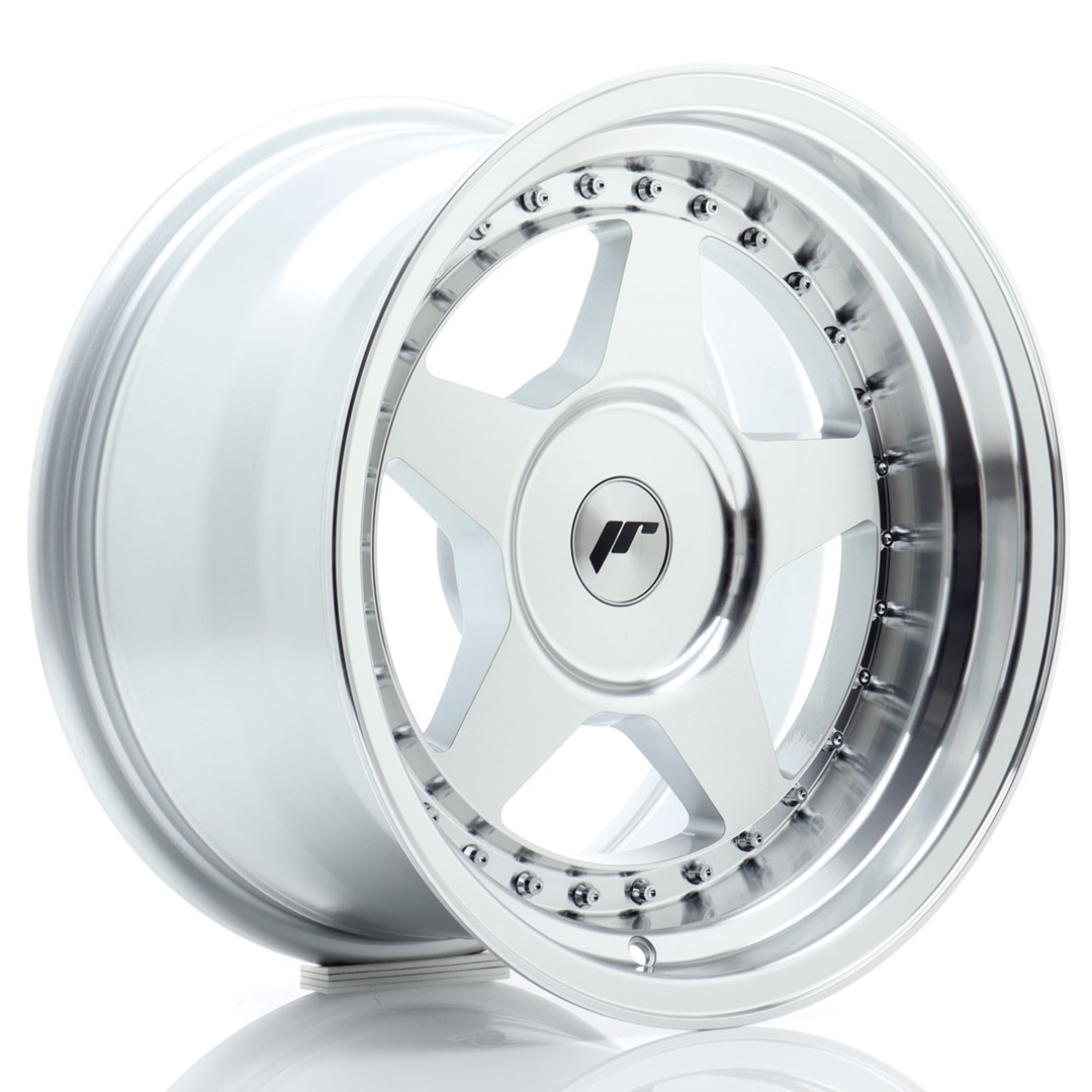 Japan Racing JR6 -vanteet – 16×9 – Custom – Silver Japan Racing JR6 -vanteet - 16x9 - Custom - Silver