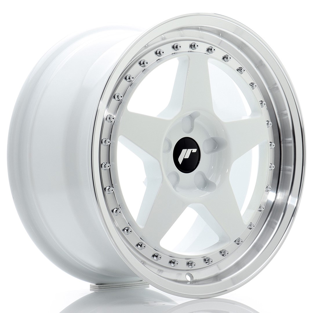 Japan Racing JR6 -vanteet – 17×8 – Custom – White Japan Racing JR6 -vanteet - 17x8 - Custom - White