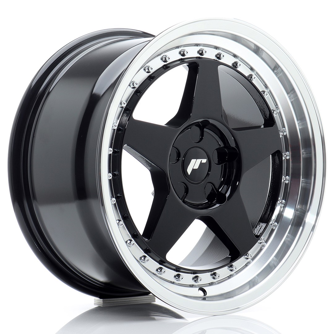 Japan Racing JR6 -vanteet – 17×9 – Custom – Black Japan Racing JR6 -vanteet - 17x9 - Custom - Black
