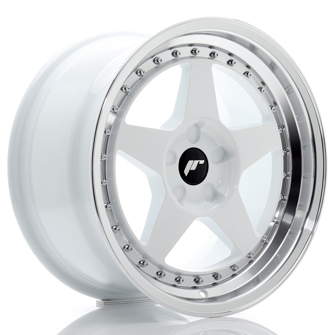 Japan Racing JR6 -vanteet – 17×9 – Custom – White Japan Racing JR6 -vanteet - 17x9 - Custom - White