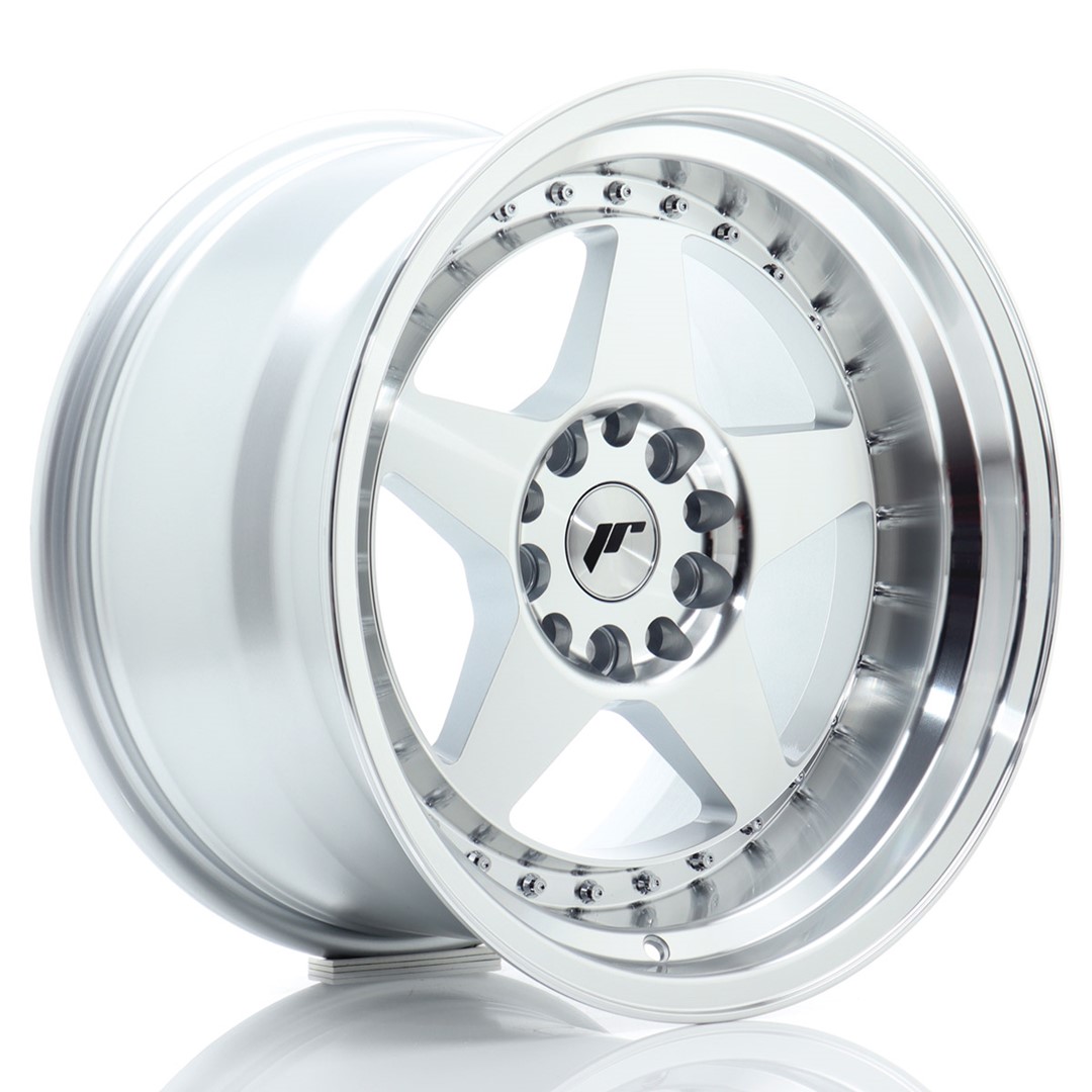 Japan Racing JR6 -vanteet – 17×10 – 5×114,3/5×120 – ET20 – Silver Japan Racing JR6 -vanteet - 17x10 - 5x114,3/5x120 - ET20 - Silver