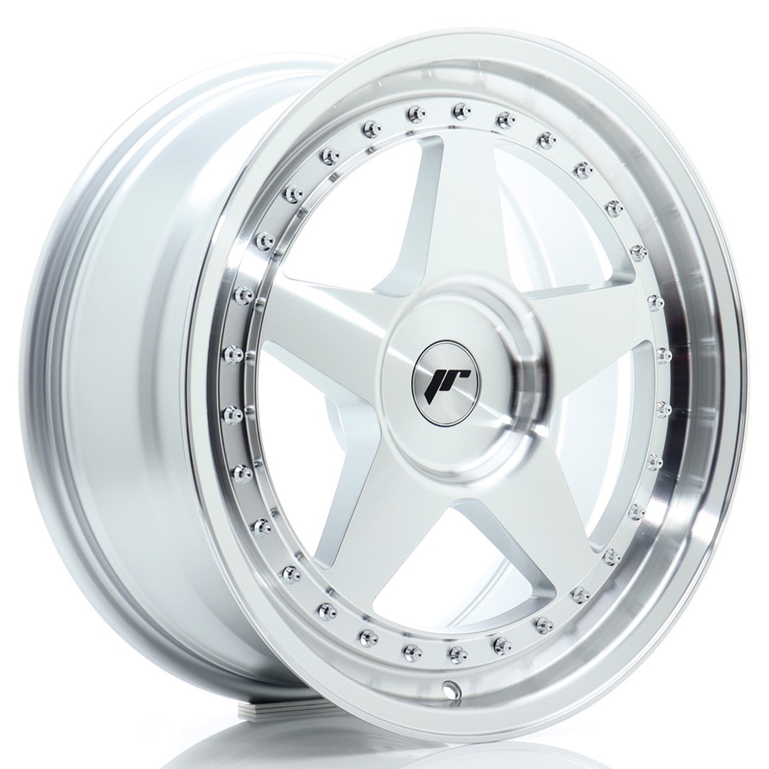 Japan Racing JR6 -vanteet – 18×8 – Custom – Silver Japan Racing JR6 -vanteet - 18x8 - Custom - Silver