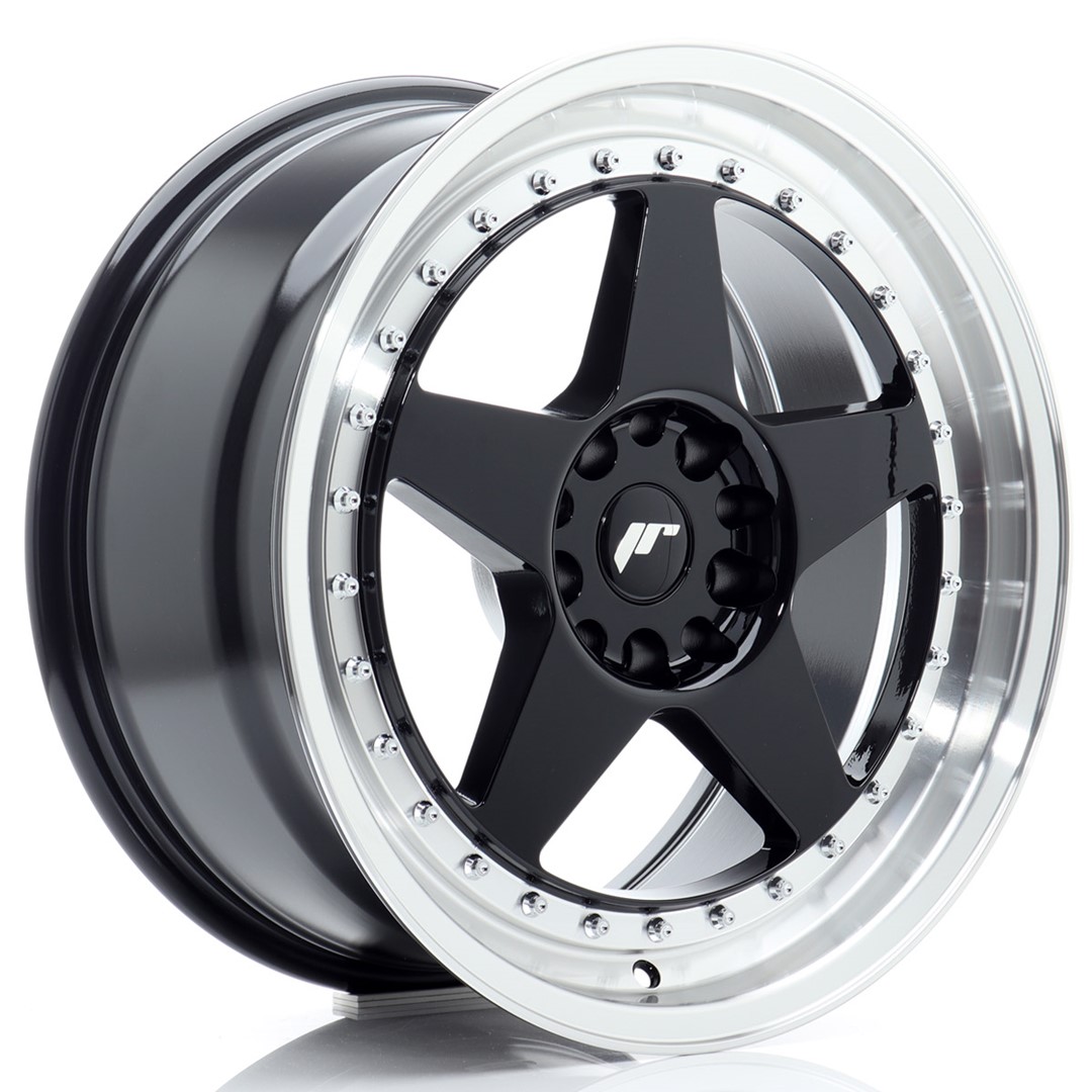 Japan Racing JR6 -vanteet – 18×8,5 – 5×114,3/5×120 – ET22 – Black Japan Racing JR6 -vanteet - 18x8,5 - 5x114,3/5x120 - ET22 - Black