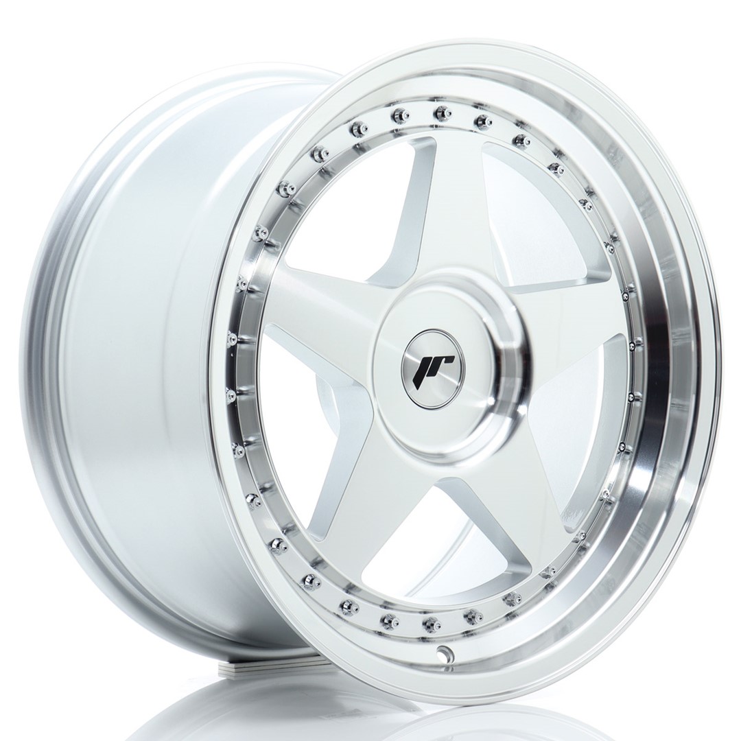 Japan Racing JR6 -vanteet – 18×9 – Custom – Silver Japan Racing JR6 -vanteet - 18x9 - Custom - Silver