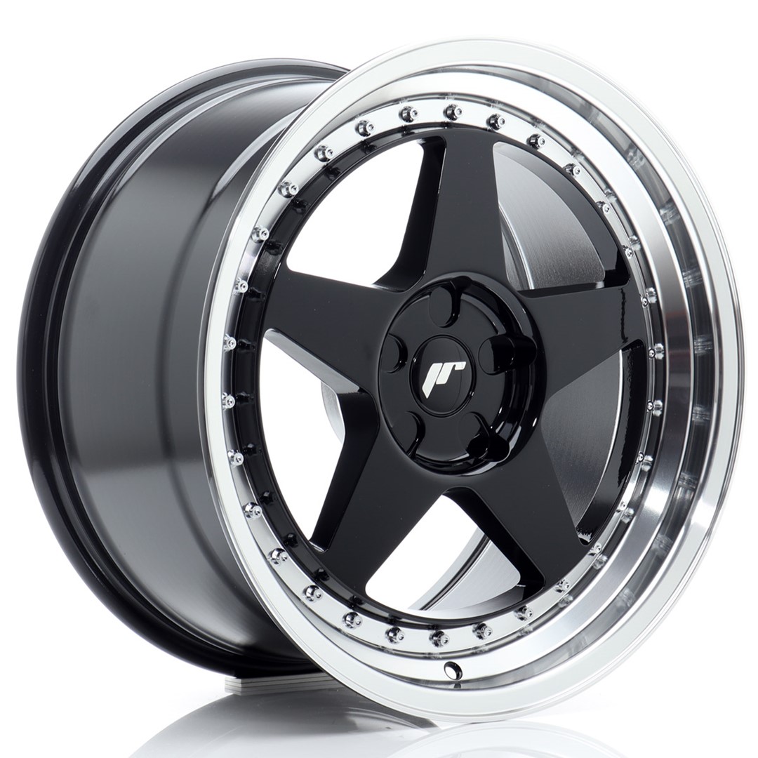 Japan Racing JR6 -vanteet – 18×9,5 – Custom – Black Japan Racing JR6 -vanteet - 18x9,5 - Custom - Black