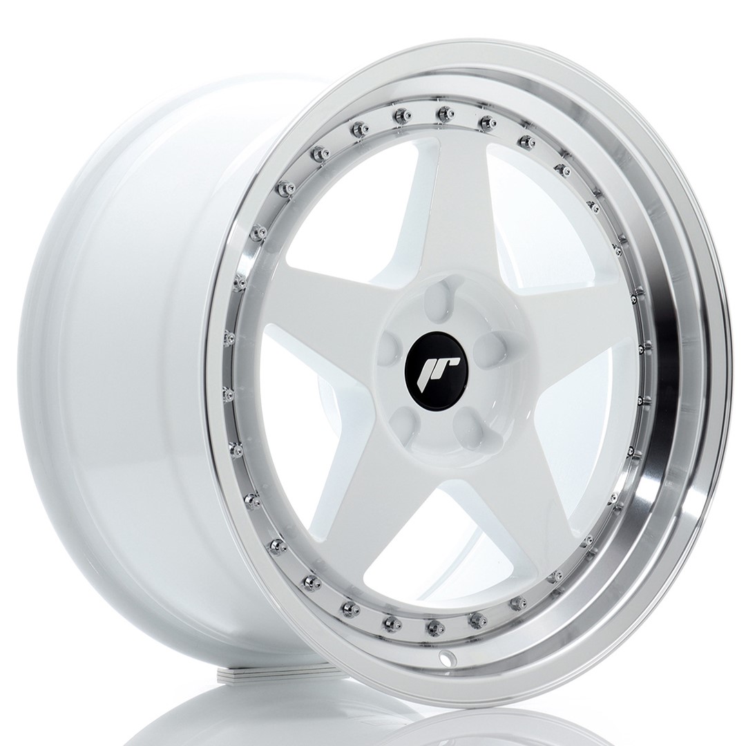 Japan Racing JR6 -vanteet – 18×9,5 – Custom – White Japan Racing JR6 -vanteet - 18x9,5 - Custom - White