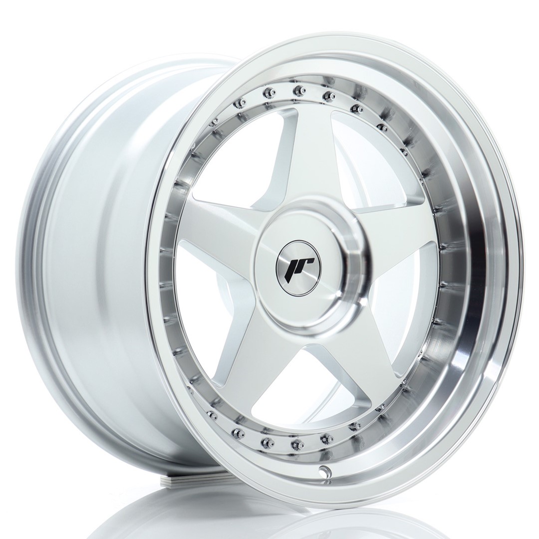 Japan Racing JR6 -vanteet – 18″x10,5″ – Custom – Silver Japan Racing JR6 -vanteet - 18"x10,5" - Custom - Silver