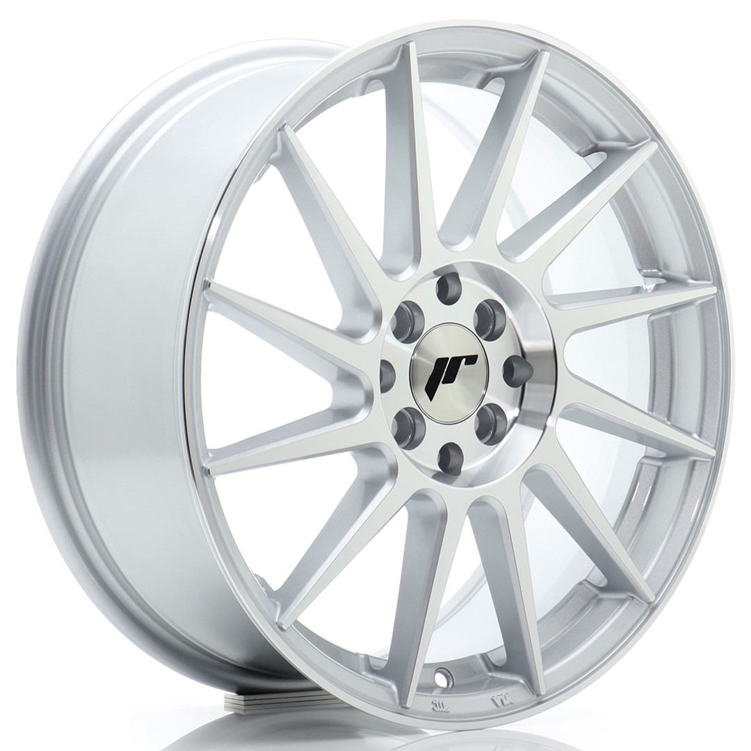 Japan Racing JR22 -vanteet – 17×7 – 4×100/4×114,3 – ET40 – Silver Japan Racing JR22 -vanteet - 17x7 - 4x100/4x114,3 - ET40 - Silver