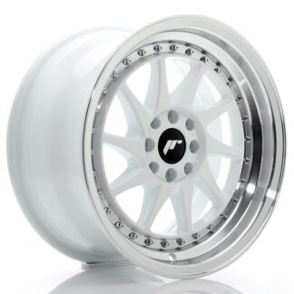 Japan Racing JR26 -vanteet – 16×8 – 4×100/4×108 – ET25 – White Japan Racing JR26 -vanteet - 16x8 - 4x100/4x108 - ET25 - White