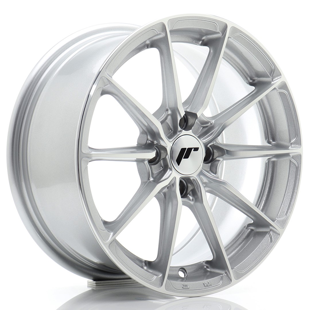 Japan Racing JR37 -vanteet – 15×7 – 4×100 – ET38 – Silver Japan Racing JR37 -vanteet - 15x7 - 4x100 - ET38 - Silver