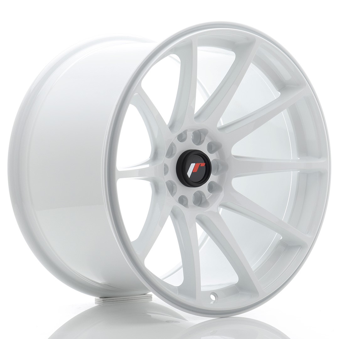 Japan Racing JR11 -vanteet – 18×10,5 – 5×114,3/5×120 – ET22 – White Japan Racing JR11 -vanteet - 18x10,5 - 5x114,3/5x120 - ET22 - White