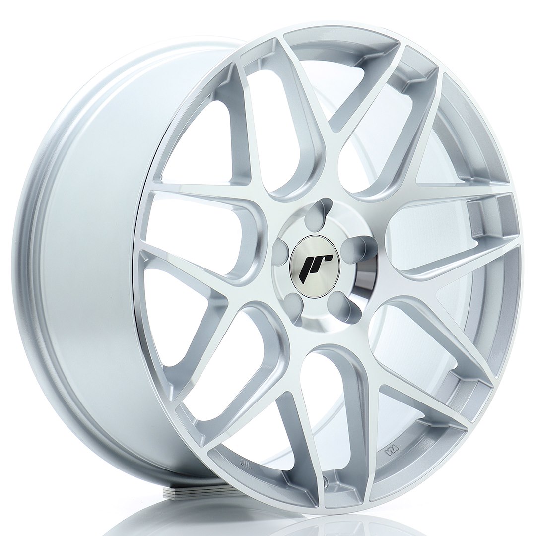 Japan Racing JR18 -vanteet – 19×8,5 – Custom – Silver Japan Racing JR18 -vanteet - 19x8,5 - Custom - Silver