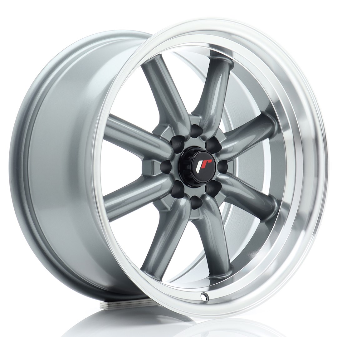Japan Racing JR19 -vanteet – 17×9 – 4×100/4×114,3 – ET10 – Gun metal Japan Racing JR19 -vanteet - 17x9 - 4x100/4x114,3 - ET10 - Gun metal